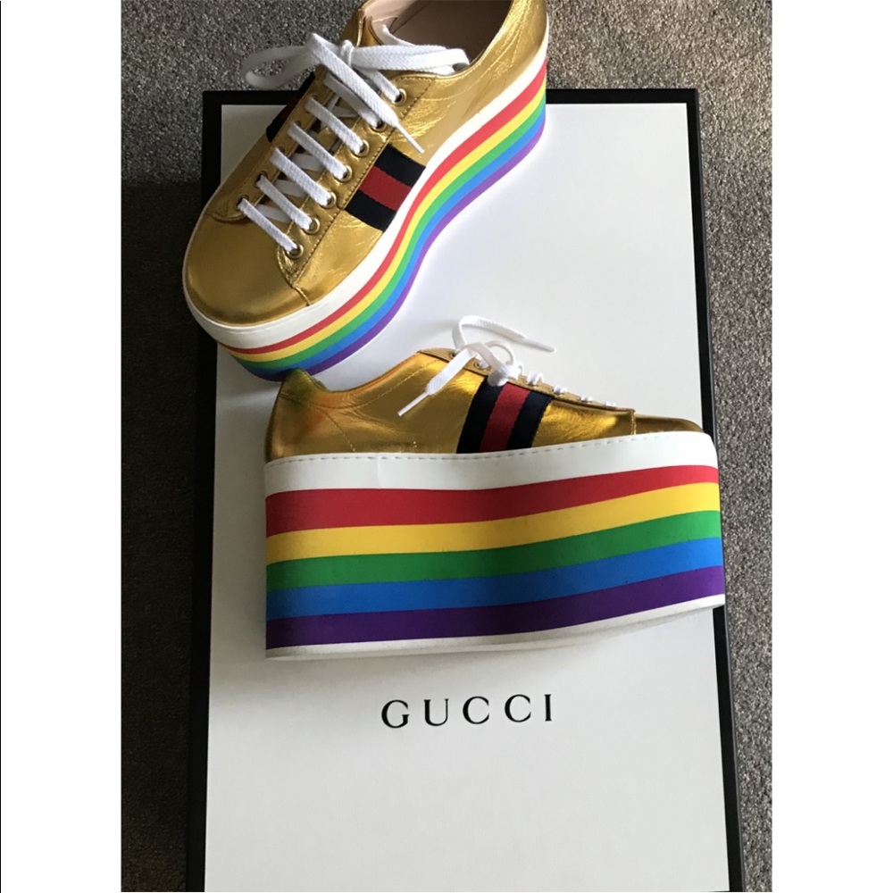 Gucci platform Peggy sneakers